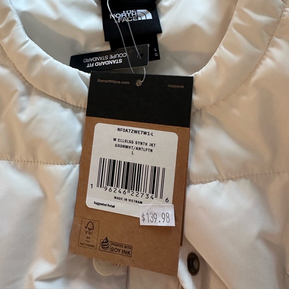 The North Face Women's Harway Collarless Midi Jacket Antelope Tan Size Large NWT - Picture 8 of 8